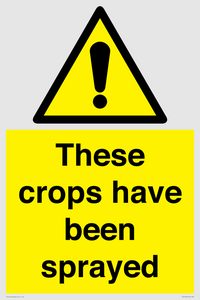 These crops have been sprayed